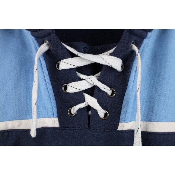 Vtg Y2K Mens Medium Minor League Toledo Walleye Hockey Jersey Hoodie Sweatshirt - Picture 4 of 16